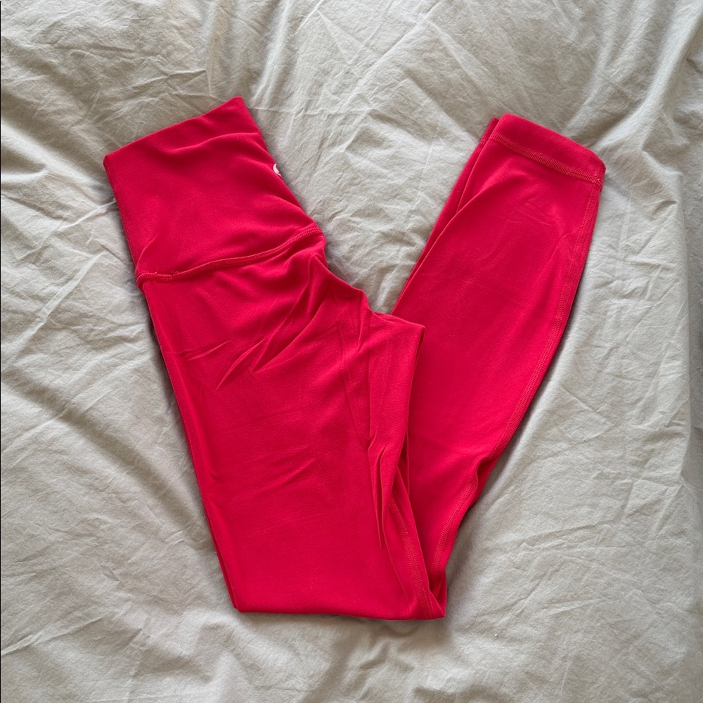 Lululemon Red Leggings